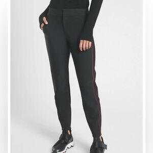 Athleta Stellar Novelty‎ Trouser Black Pant